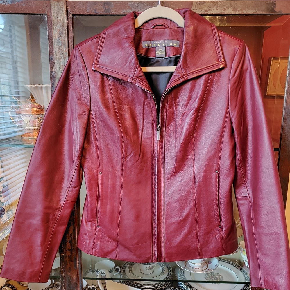 Kenneth Cole Reaction Leather Blazer